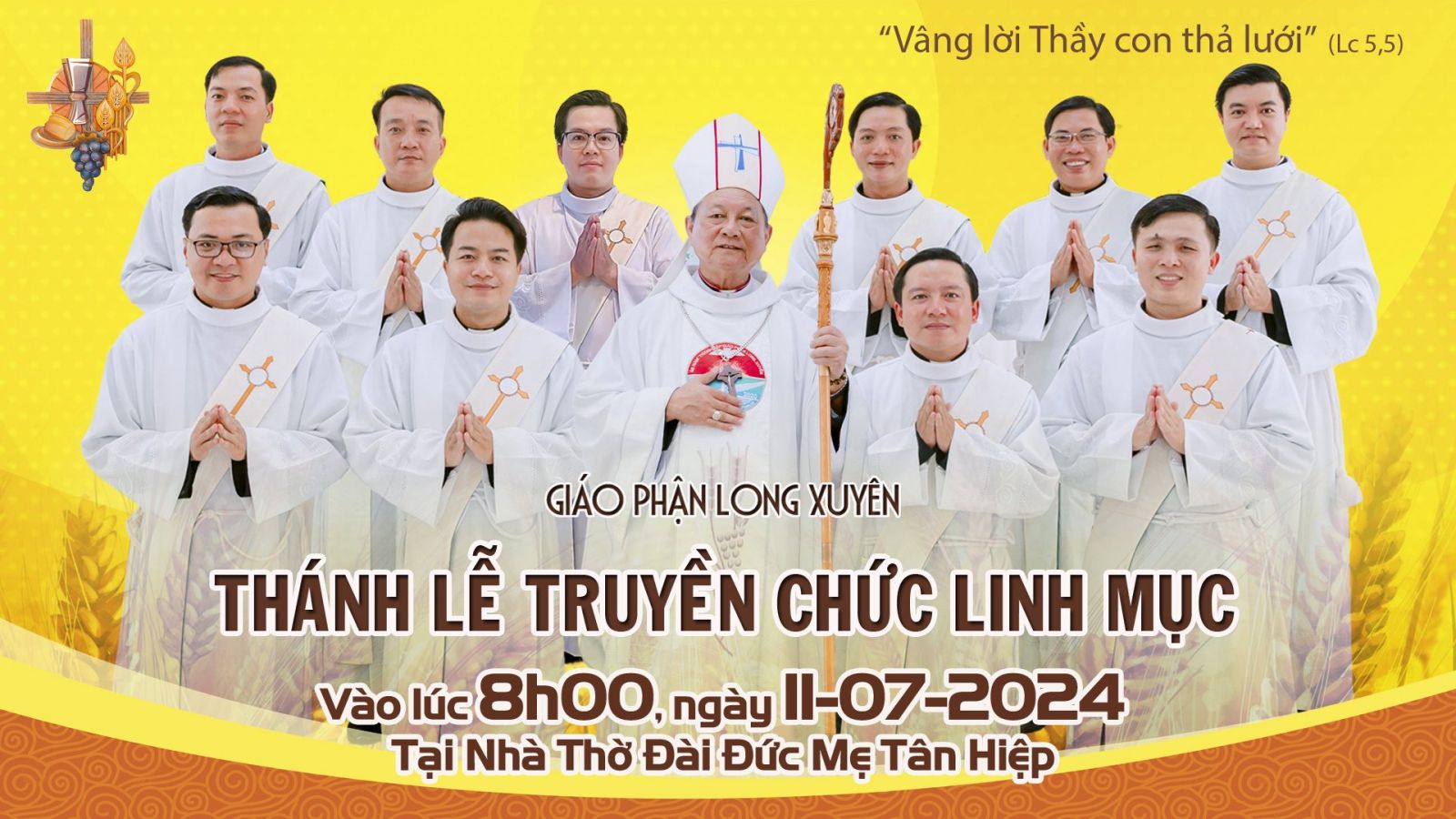 Trực tuyến: Thánh lễ Truyền chức Linh mục 2024