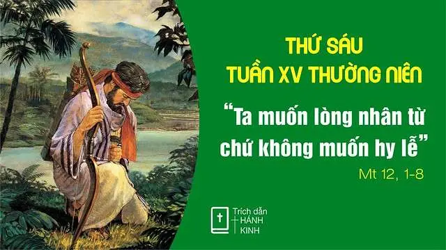 Chú Giải Tin Mừng Thứ Sáu Tuần XV Mùa Thường Niên (Mt 12,1-8) | Giáo Phận Phú Cường