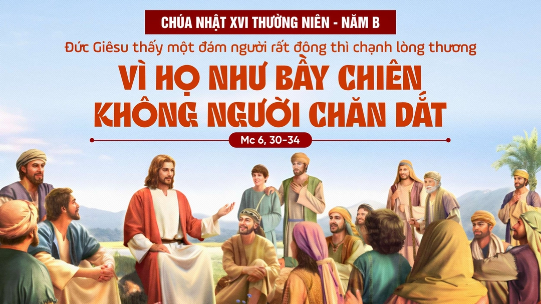 Suy Niệm Lời Chúa | Chúa Nhật Tuần XVI Mùa Thường Niên - Năm B | Mc 6,30-34 | Phút Cầu Nguyện