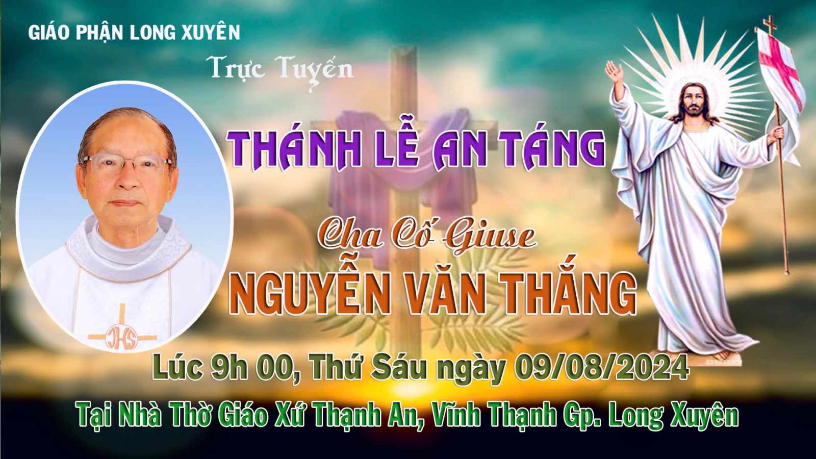 Trực tuyến: Thánh lễ An táng Cha Cố Giuse Nguyễn Văn Thắng