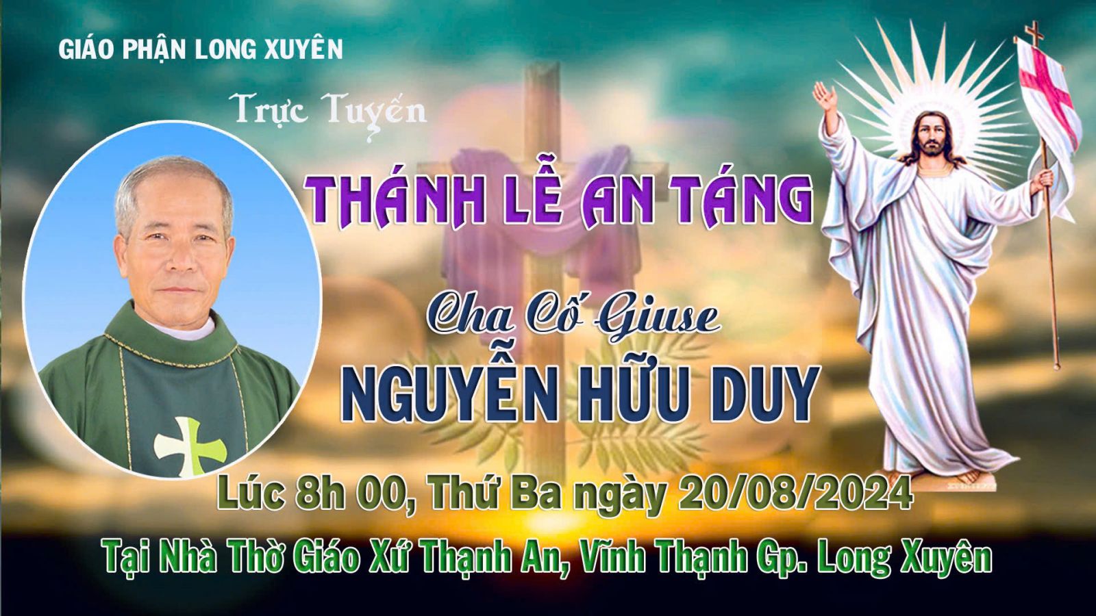 Trực tuyến: Thánh lễ An táng Cha Cố Giuse Nguyễn Hữu Duy