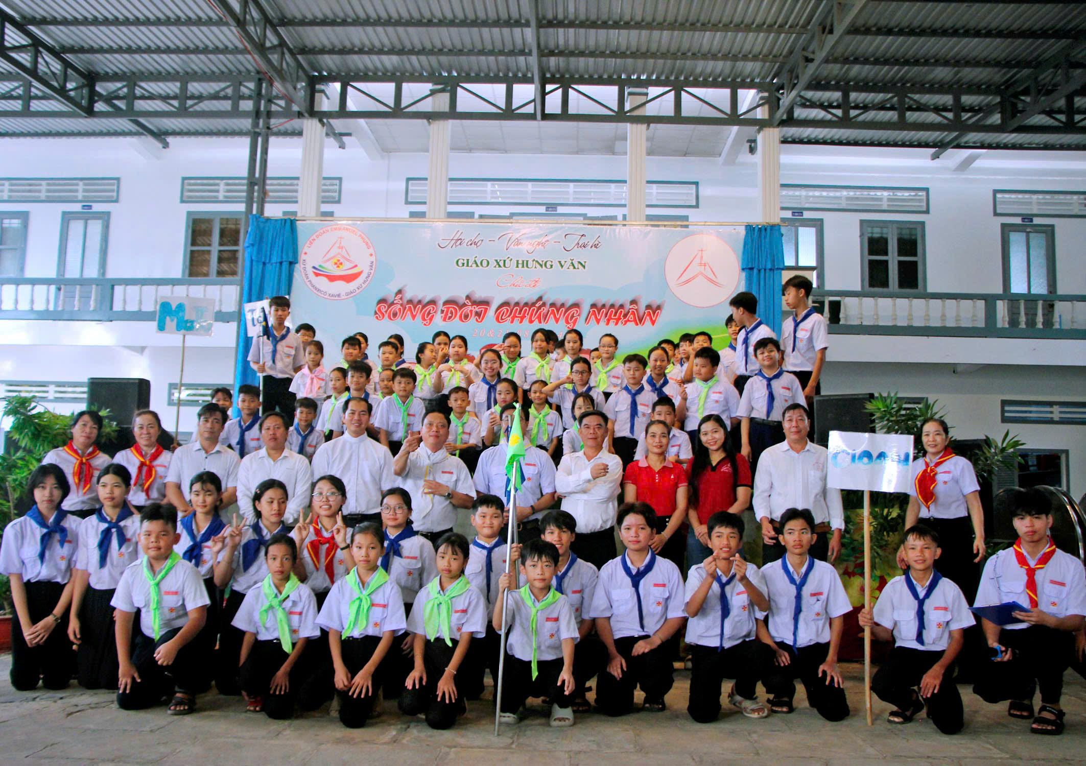 Hình ảnh văn nghệ và trại hè Thiếu Nhi Gx.Hưng Văn - 2024