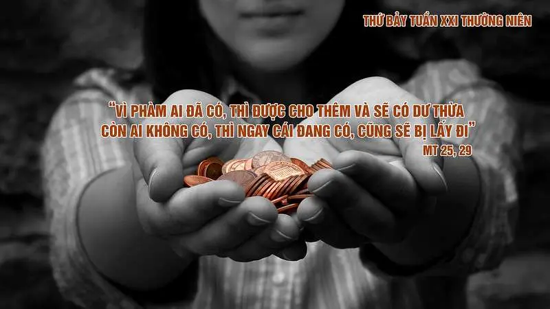 Chú Giải Tin Mừng Thứ Bảy Tuần XXI Mùa Thường Niên (Mt 25,14-30) | Giáo Phận Phú Cường