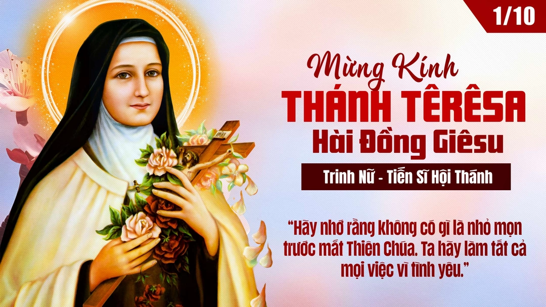 Suy Niệm Lời Chúa | Thứ Ba Tuần XXVI Mùa Thường Niên - THÁNH TÊRÊSA HÀI ĐỒNG GIÊSU, trinh nữ, tiến sĩ Hội thánh - Lễ kính | Mt 18,1-5 | Phút Cầu Nguyện