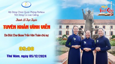 Trực tiếp: Thánh lễ Khấn dòng tại tỉnh dòng Cù Lao Gieng