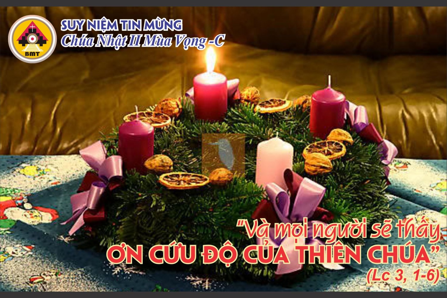 Suy Niệm Tin Mừng Chúa nhật II mùa Vọng -C