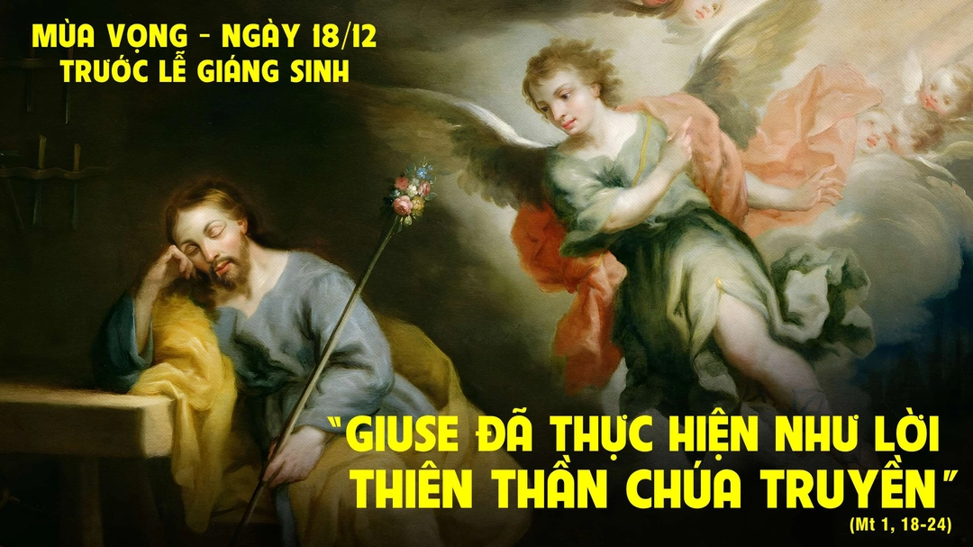 Suy Niệm Lời Chúa | Thứ Tư Tuần III Mùa Vọng | Mt 1,18-24 | Phút Cầu Nguyện