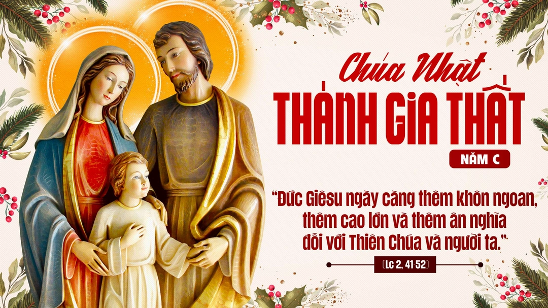 Suy Niệm Lời Chúa | Chúa Nhật Lễ Thánh Gia Thất | Lc 2,41-52 | Phút Cầu Nguyện