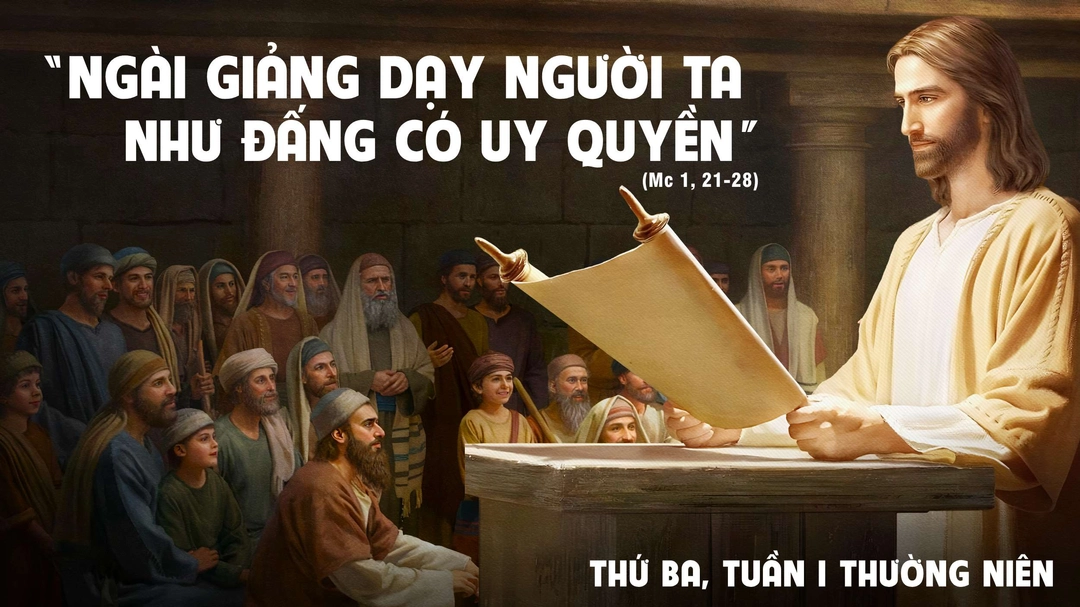 Suy Niệm Lời Chúa | Thứ Ba Tuần I Mùa Thường Niên | Mc 1,21b-28 | Phút Cầu Nguyện