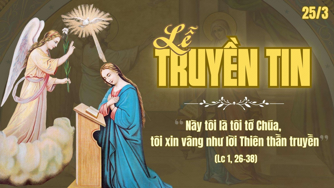 Suy Niệm Lời Chúa | Thứ Ba Tuần III Mùa Chay - Lễ Truyền Tin | Lc 1,26-38 | Phút Cầu Nguyện