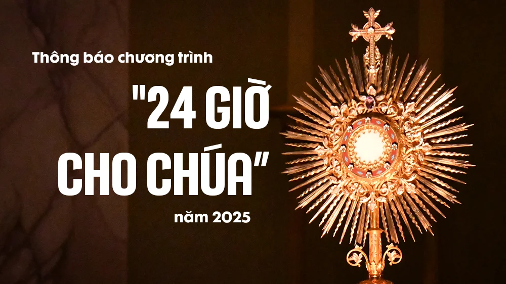 Chương trình trực tuyến “24 giờ cho Chúa” tại TGM Long Xuyên