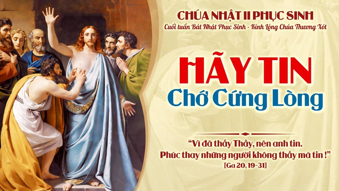 Suy Niệm Lời Chúa | Chúa Nhật II Phục Sinh - Chúa Nhật Lòng Thương Xót Chúa | Ga 20,19-31 | Phút Cầu Nguyện