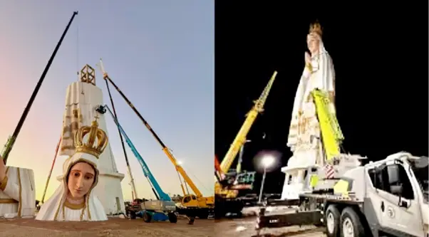 TƯỢNG ĐỨC TRINH NỮ MARIA LỚN NHẤT THẾ GIỚI ĐƯỢC KHÁNH THÀNH TẠI BRAZIL