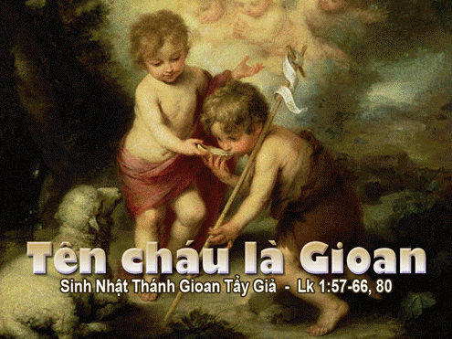 Thứ Năm tuần 12 thường niên – SINH NHẬT THÁNH GIOAN TẨY GIẢ. Lễ Trọng