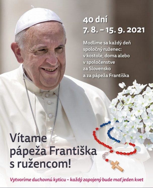 Lời kêu gọi cầu nguyện cho chuyến tông du Slovakia của Đức Phanxicô