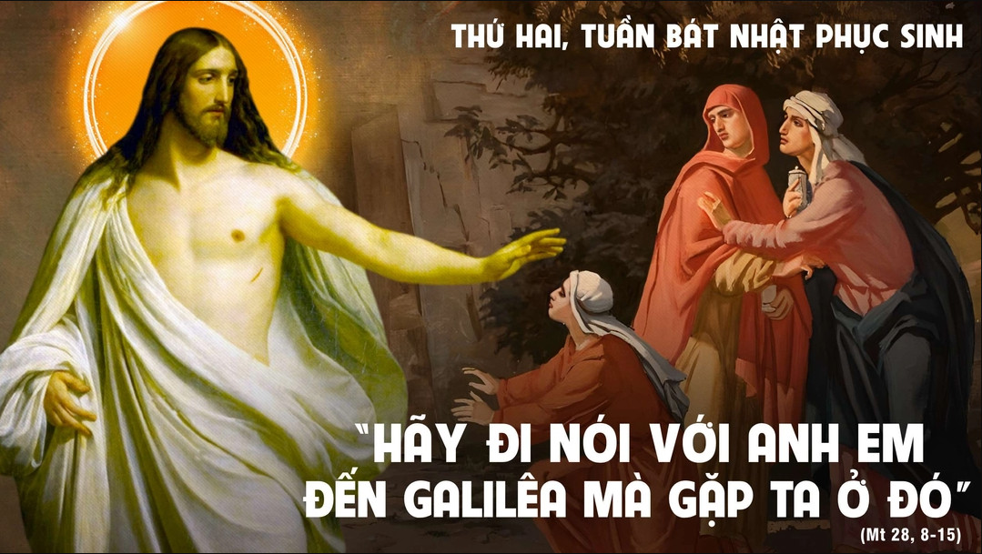 Suy Niệm Lời Chúa | Thứ Hai Tuần Bát Nhật Phục Sinh | Mt 28,8-15 | Phút Cầu Nguyện